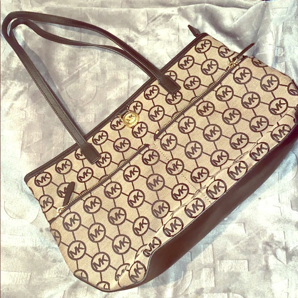 Michael Kors Monogram Shoulder Bag